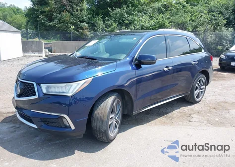 2017 Acura Mdx Advance Package из США, поврежденный, VIN 5FRYD4H8XHB041756